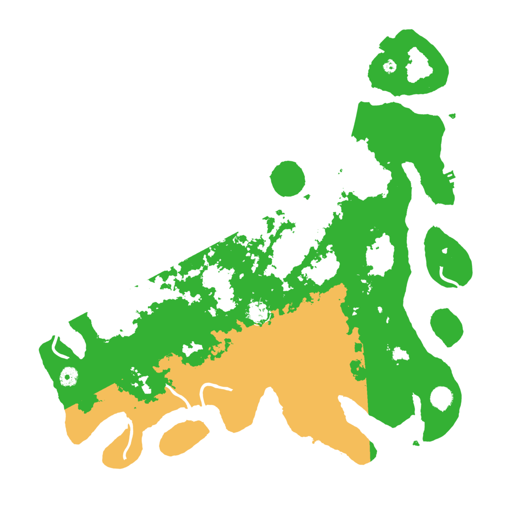 Biome Rust Map: Procedural Map, Size: 4000, Seed: 10520365