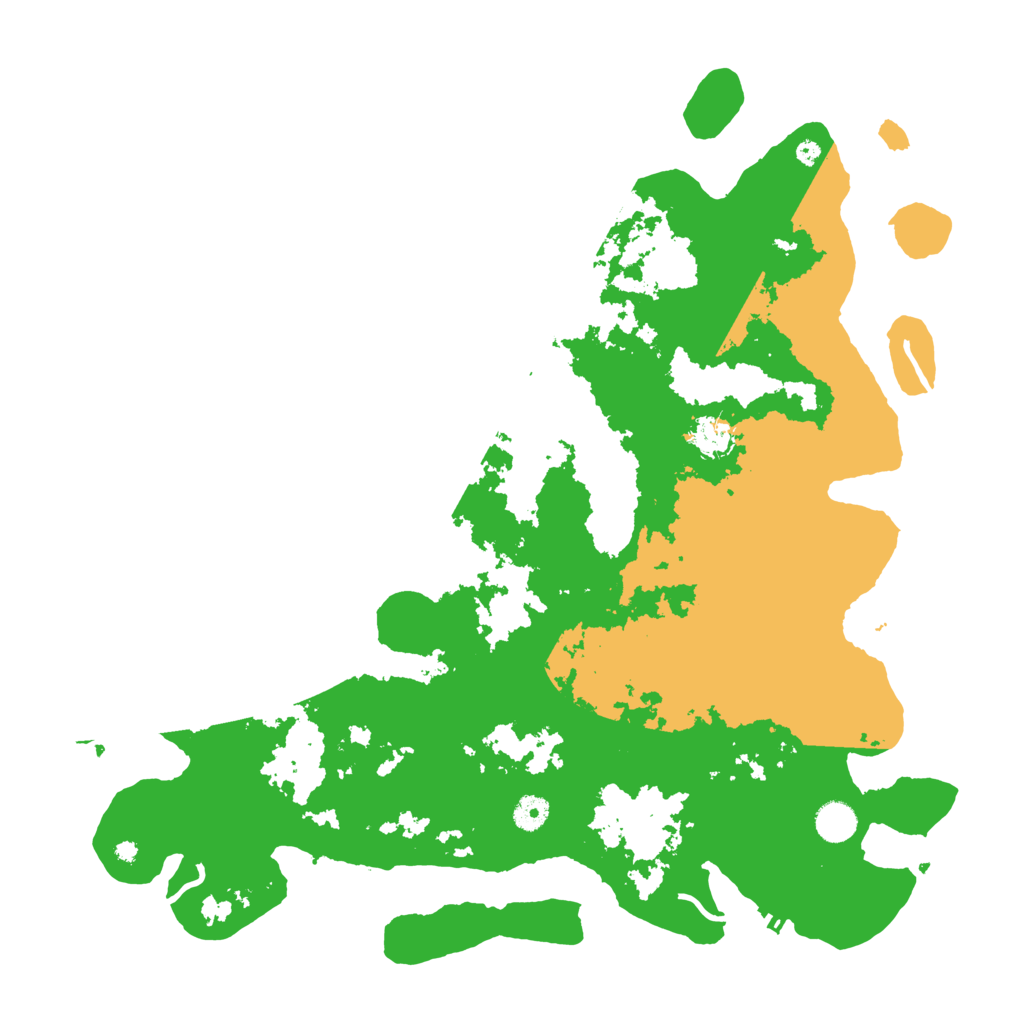 Biome Rust Map: Procedural Map, Size: 4400, Seed: 15621074