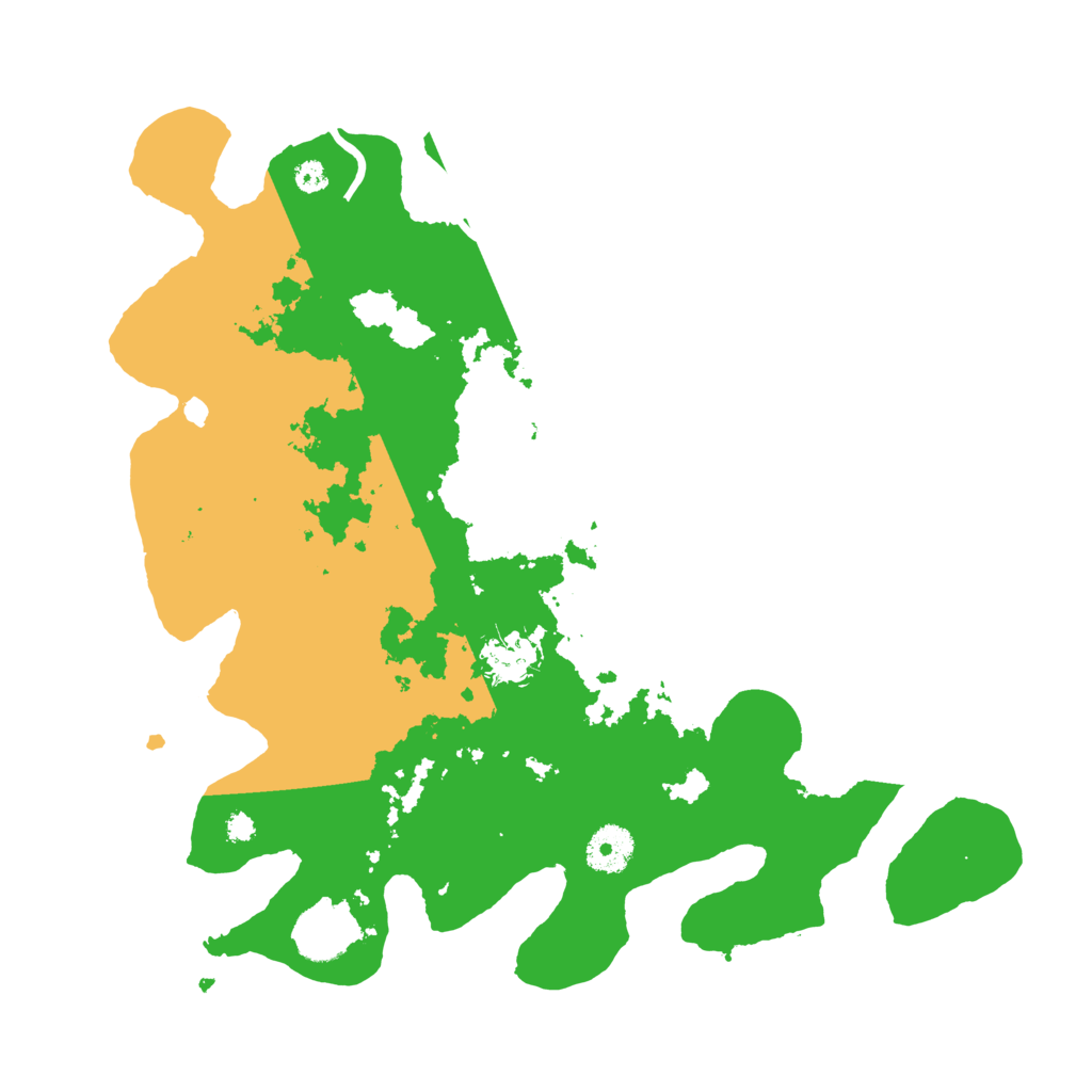 Biome Rust Map: Procedural Map, Size: 3500, Seed: 3145783