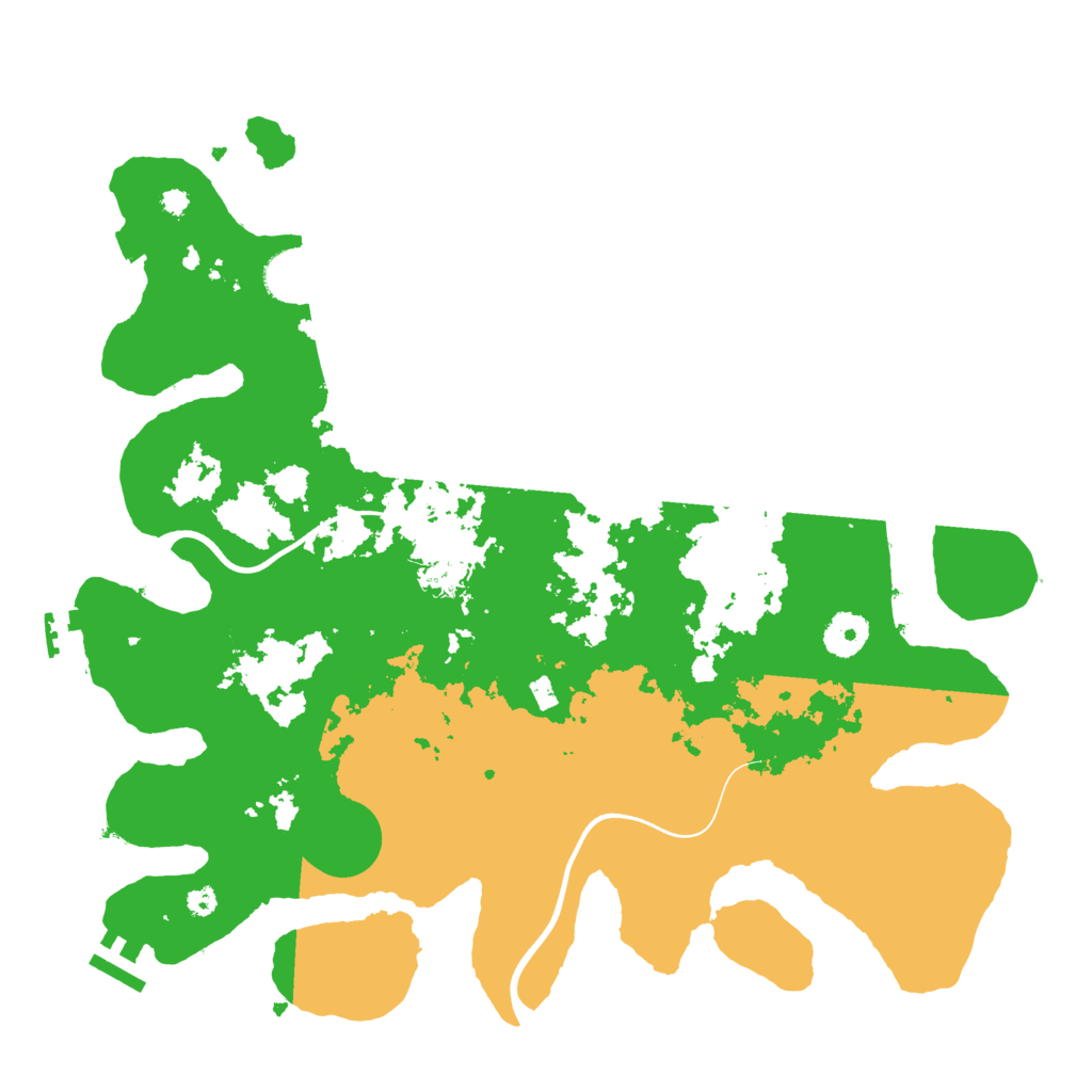 Biome Rust Map: Procedural Map, Size: 3700, Seed: 82184881