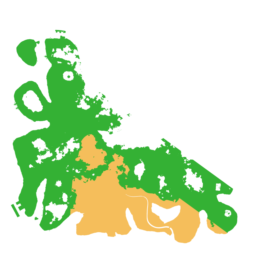 Biome Rust Map: Procedural Map, Size: 3800, Seed: 8098184