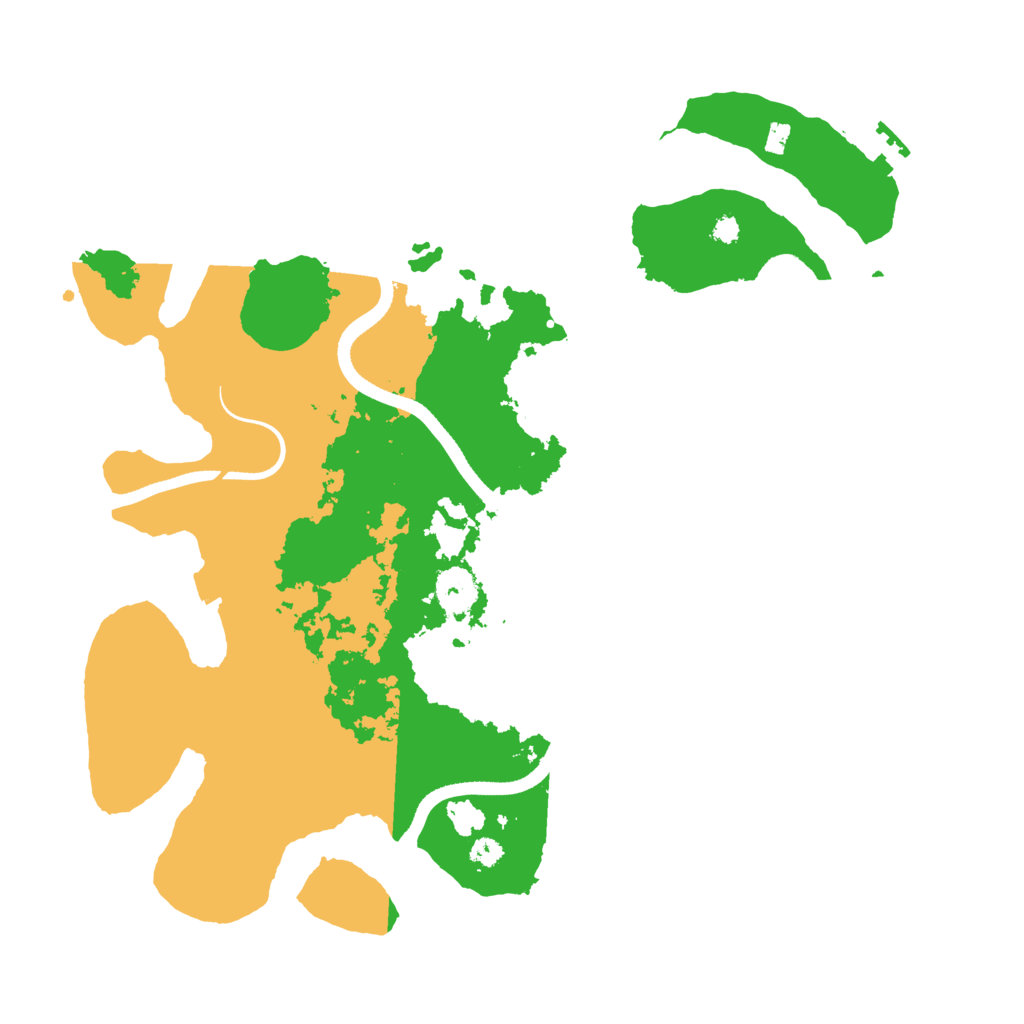 Biome Rust Map: Procedural Map, Size: 3550, Seed: 41825296