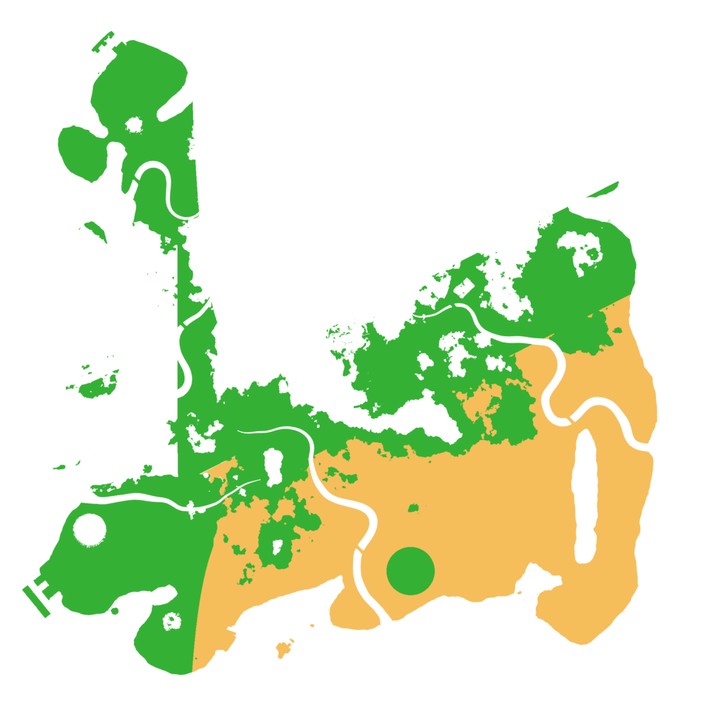 Biome Rust Map: Procedural Map, Size: 3900, Seed: 86168785