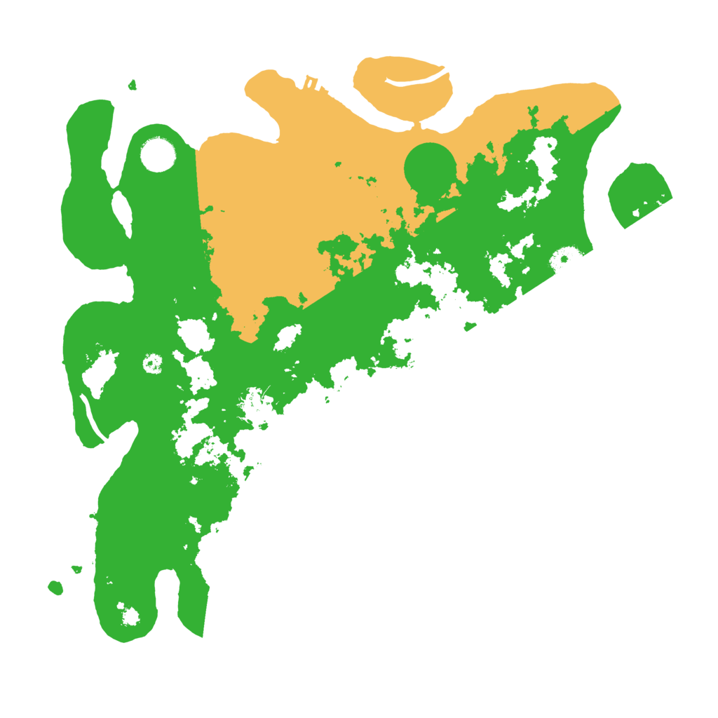 Biome Rust Map: Procedural Map, Size: 3650, Seed: 88756672