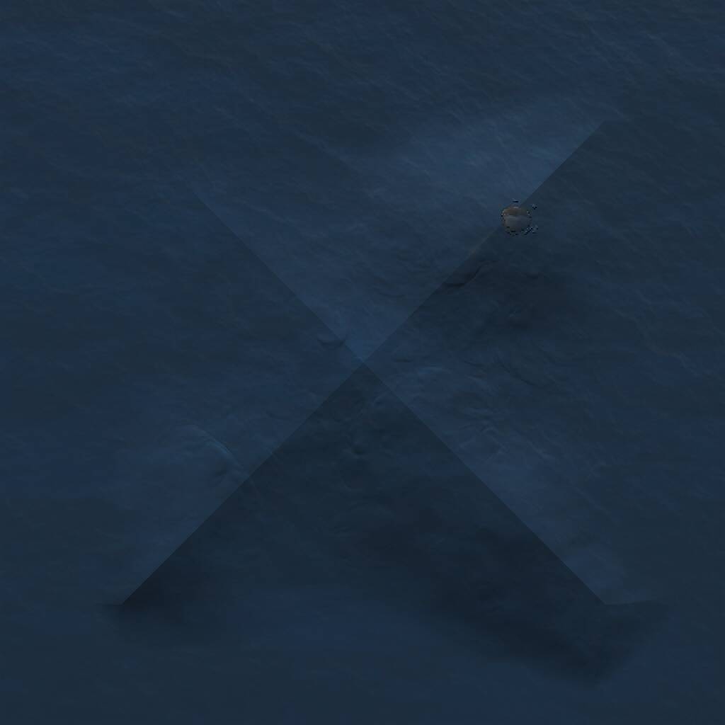 Rust Map: Procedural Map, Size: 1000, Seed: 566998, 1 Monuments