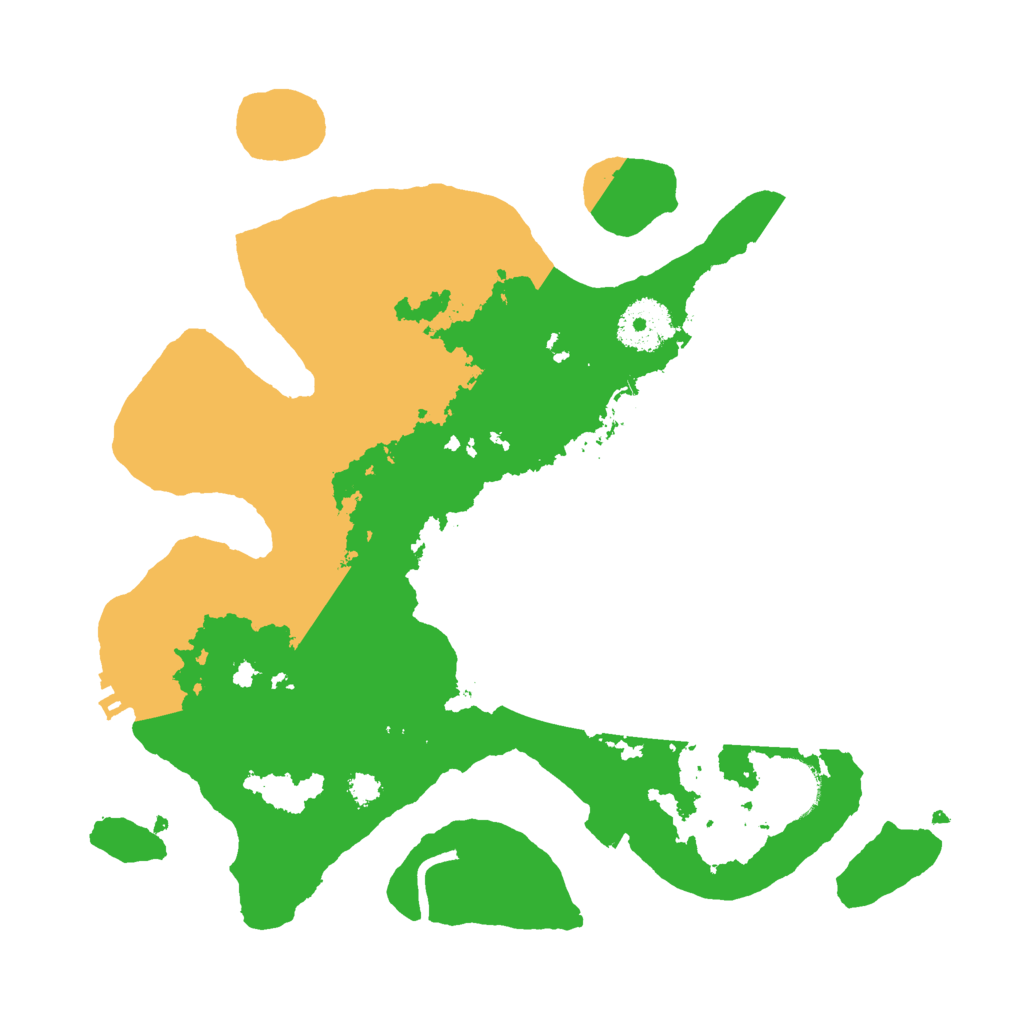 Biome Rust Map: Procedural Map, Size: 3000, Seed: 11711