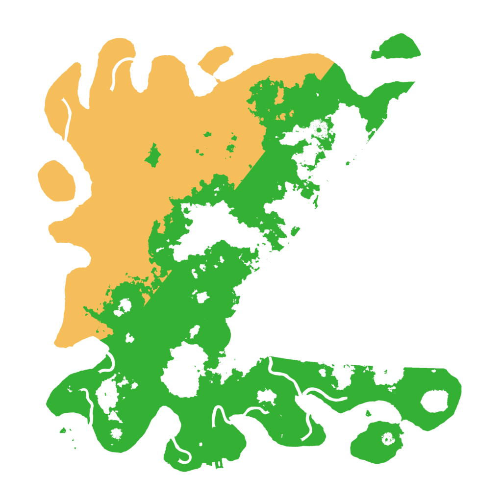 Biome Rust Map: Procedural Map, Size: 4100, Seed: 74857423