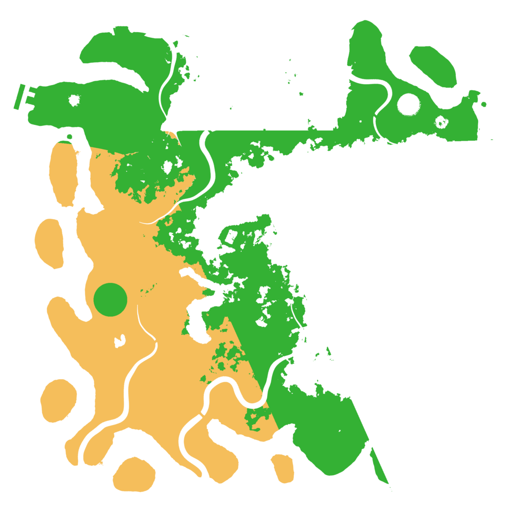 Biome Rust Map: Procedural Map, Size: 4100, Seed: 83280943