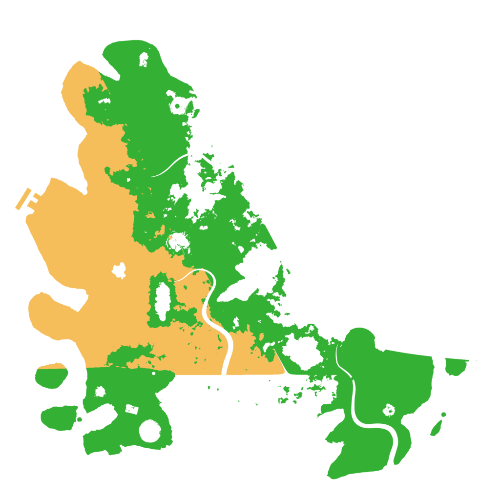Biome Rust Map: Procedural Map, Size: 4250, Seed: 71617755