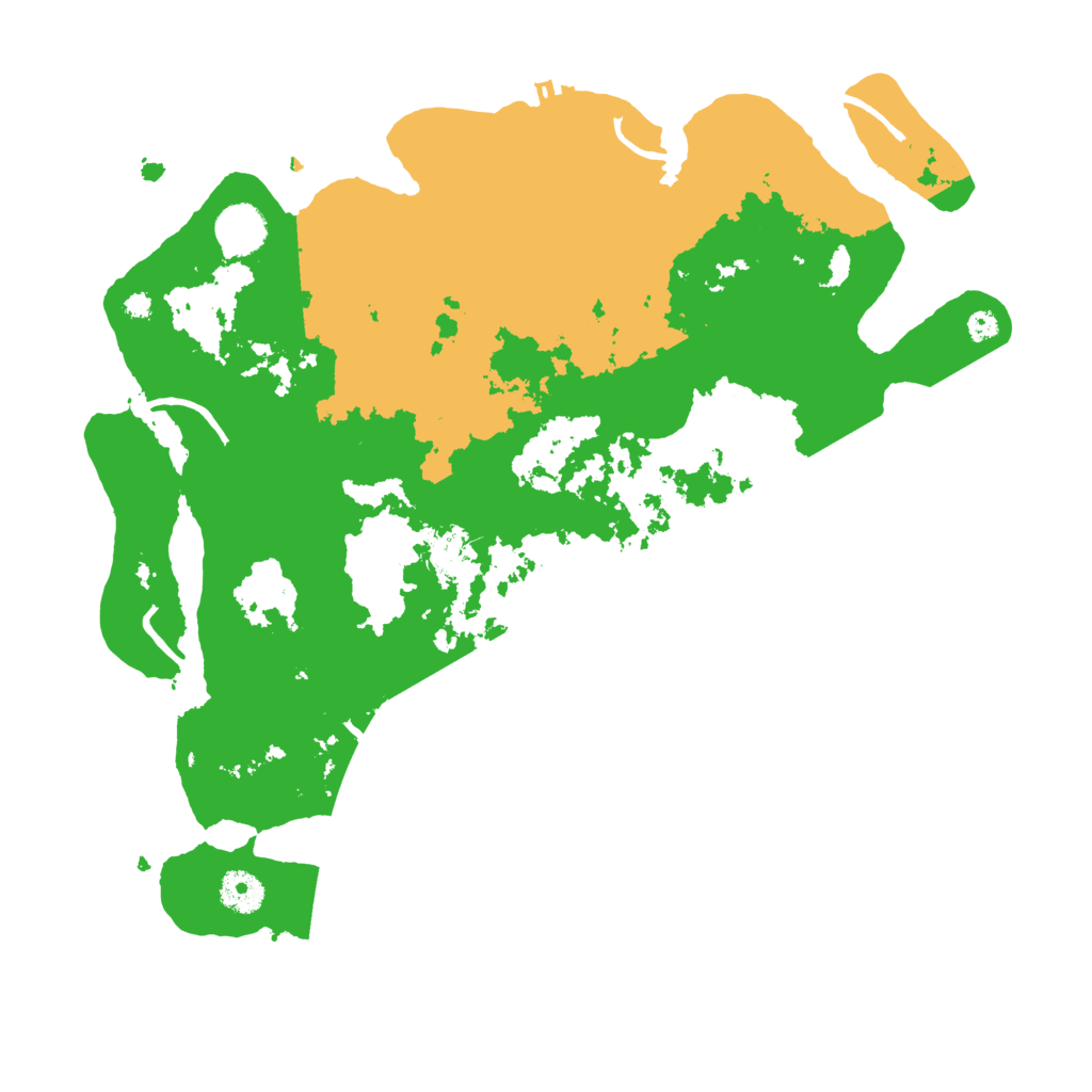 Biome Rust Map: Procedural Map, Size: 3800, Seed: 26667496