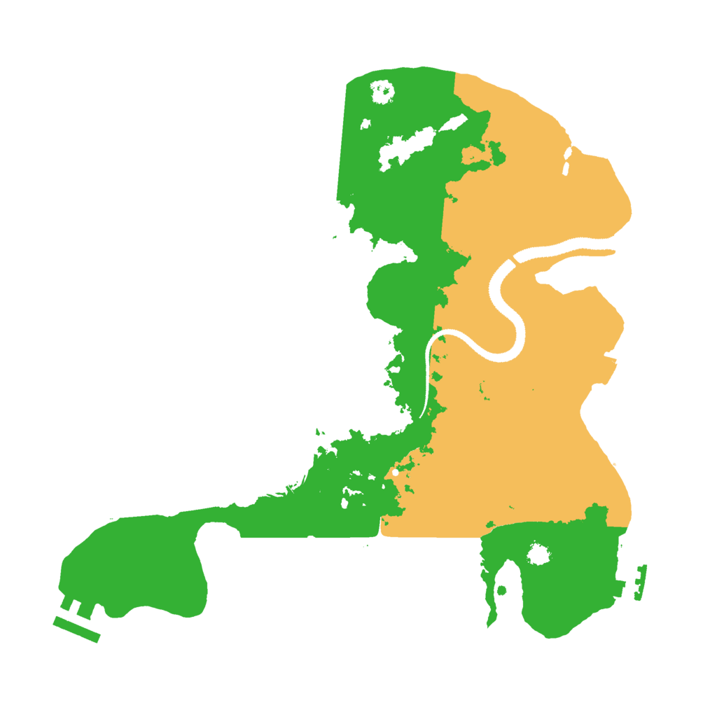 Biome Rust Map: Procedural Map, Size: 3000, Seed: 17548