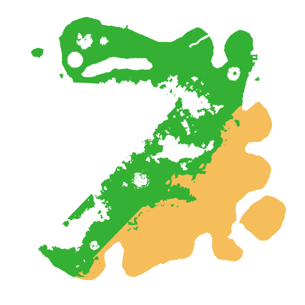 Biome Rust Map: Procedural Map, Size: 3450, Seed: 74124875