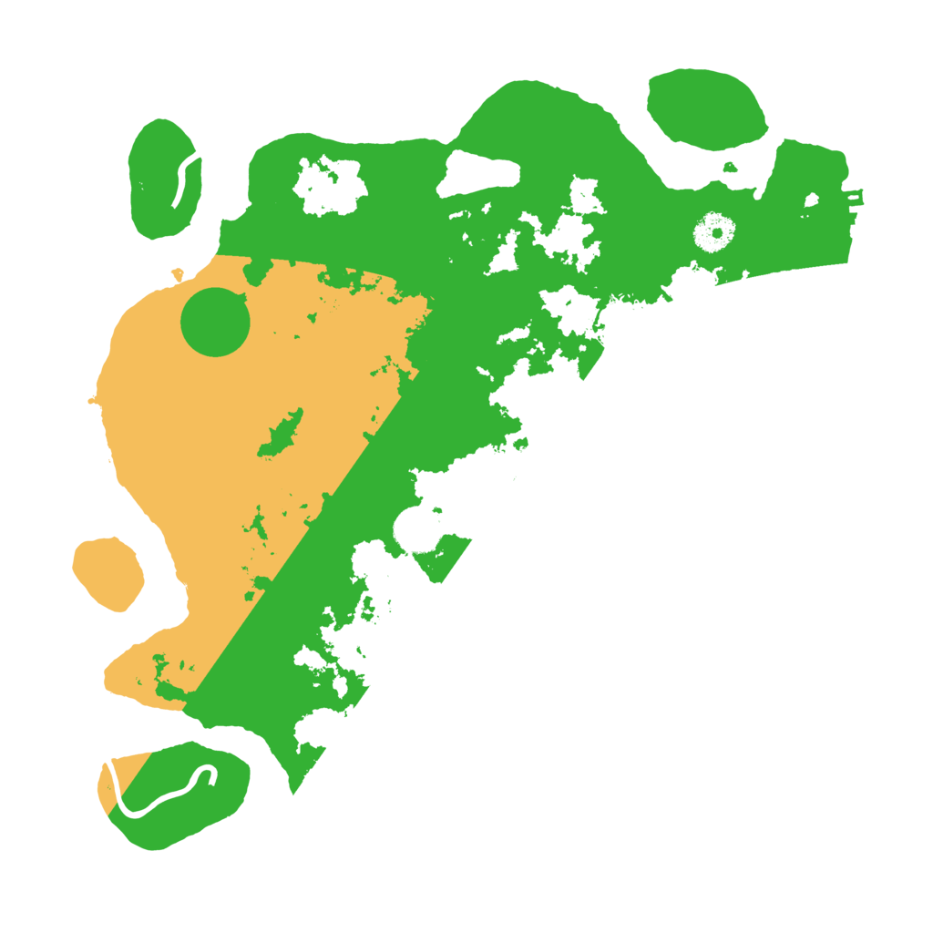 Biome Rust Map: Procedural Map, Size: 3550, Seed: 54713950