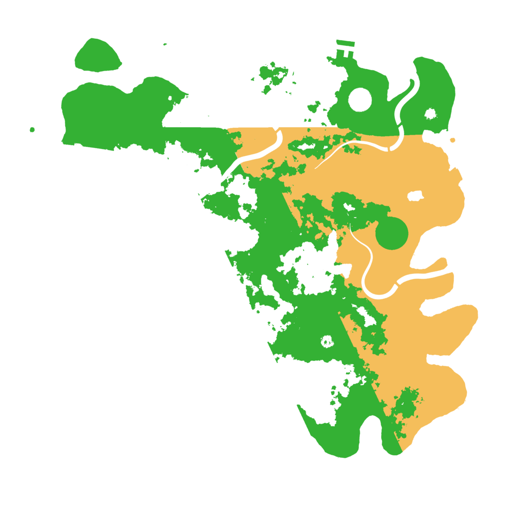 Biome Rust Map: Procedural Map, Size: 4100, Seed: 86034024