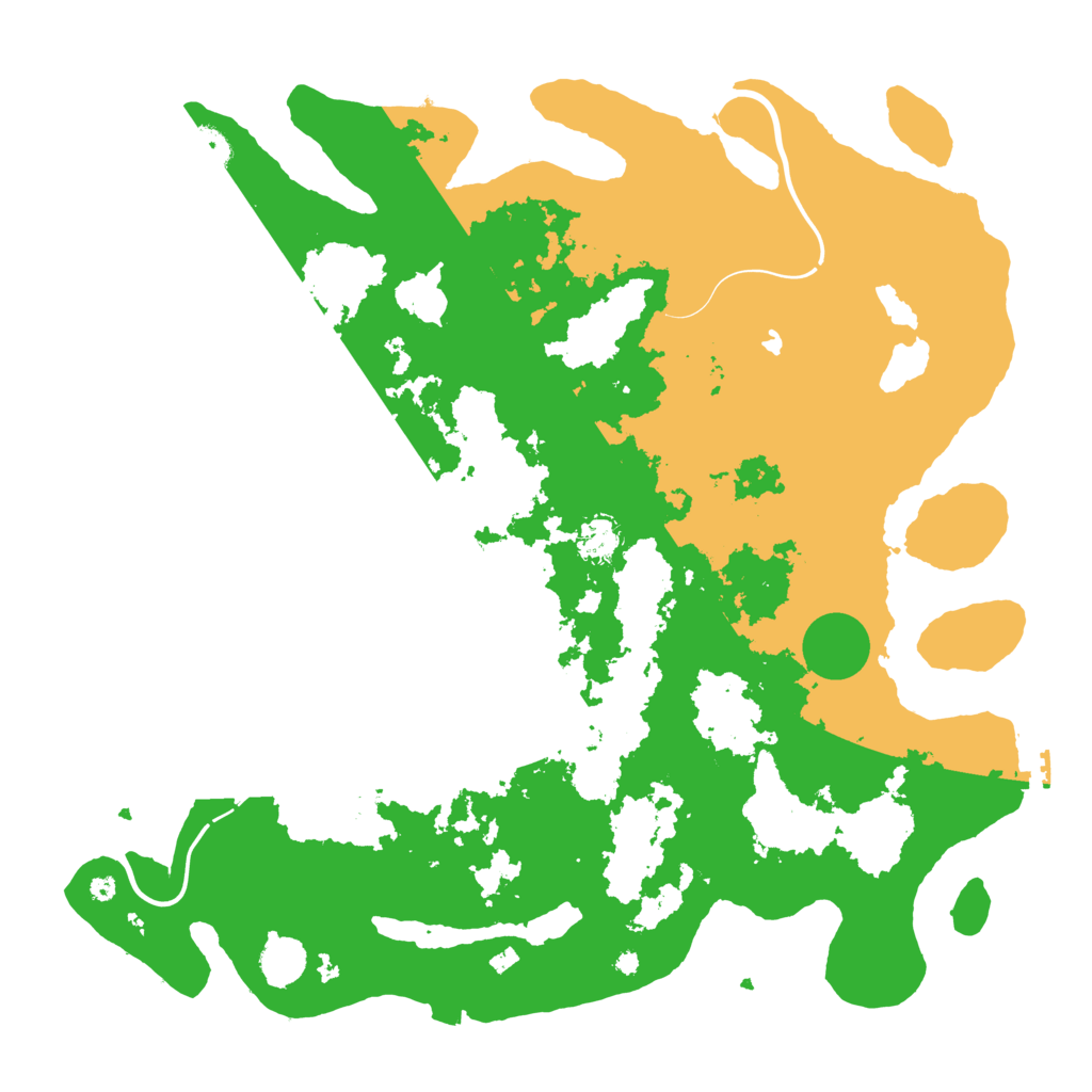 Biome Rust Map: Procedural Map, Size: 4300, Seed: 14963765