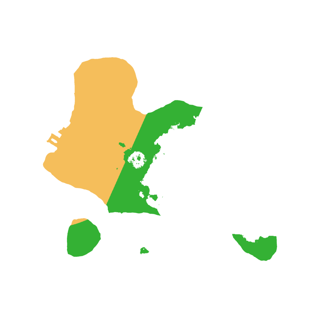 Biome Rust Map: Procedural Map, Size: 2000, Seed: 436166249