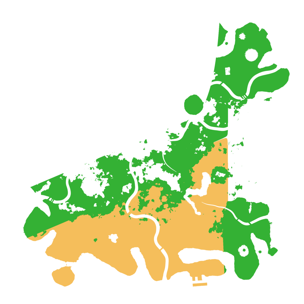 Biome Rust Map: Procedural Map, Size: 4250, Seed: 43866723