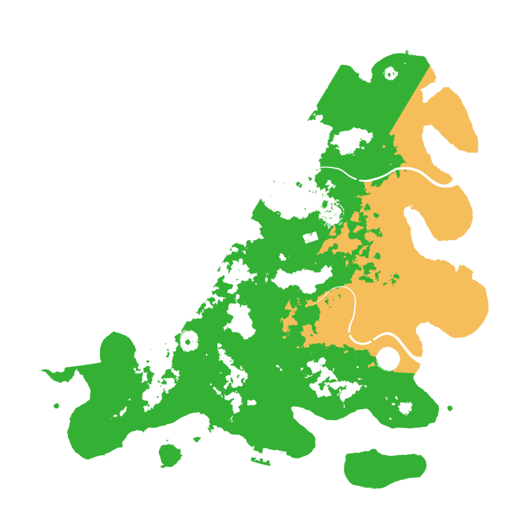 Biome Rust Map: Procedural Map, Size: 3900, Seed: 24135364