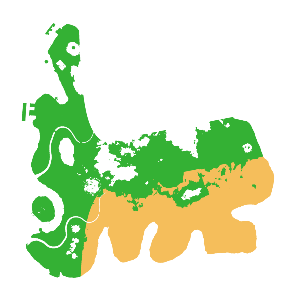 Biome Rust Map: Procedural Map, Size: 3300, Seed: 772761055