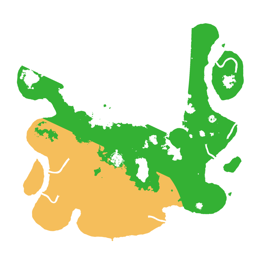 Biome Rust Map: Procedural Map, Size: 3550, Seed: 19792947