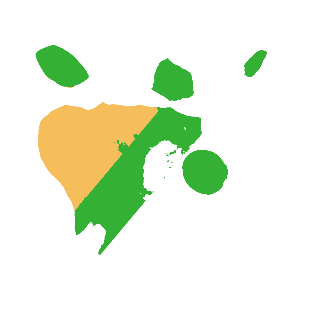 Biome Rust Map: Barren, Size: 2000, Seed: 69420