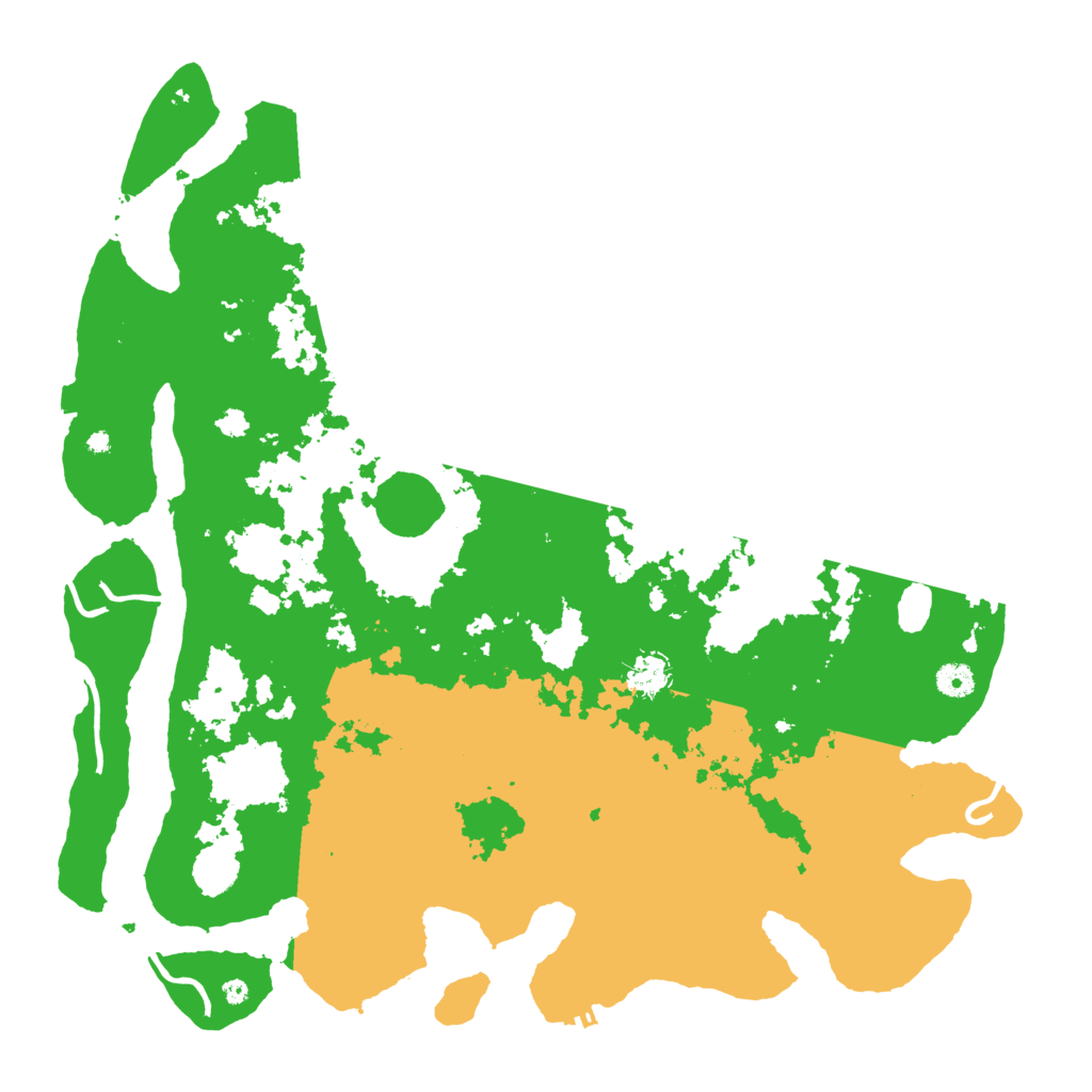 Biome Rust Map: Procedural Map, Size: 4500, Seed: 604