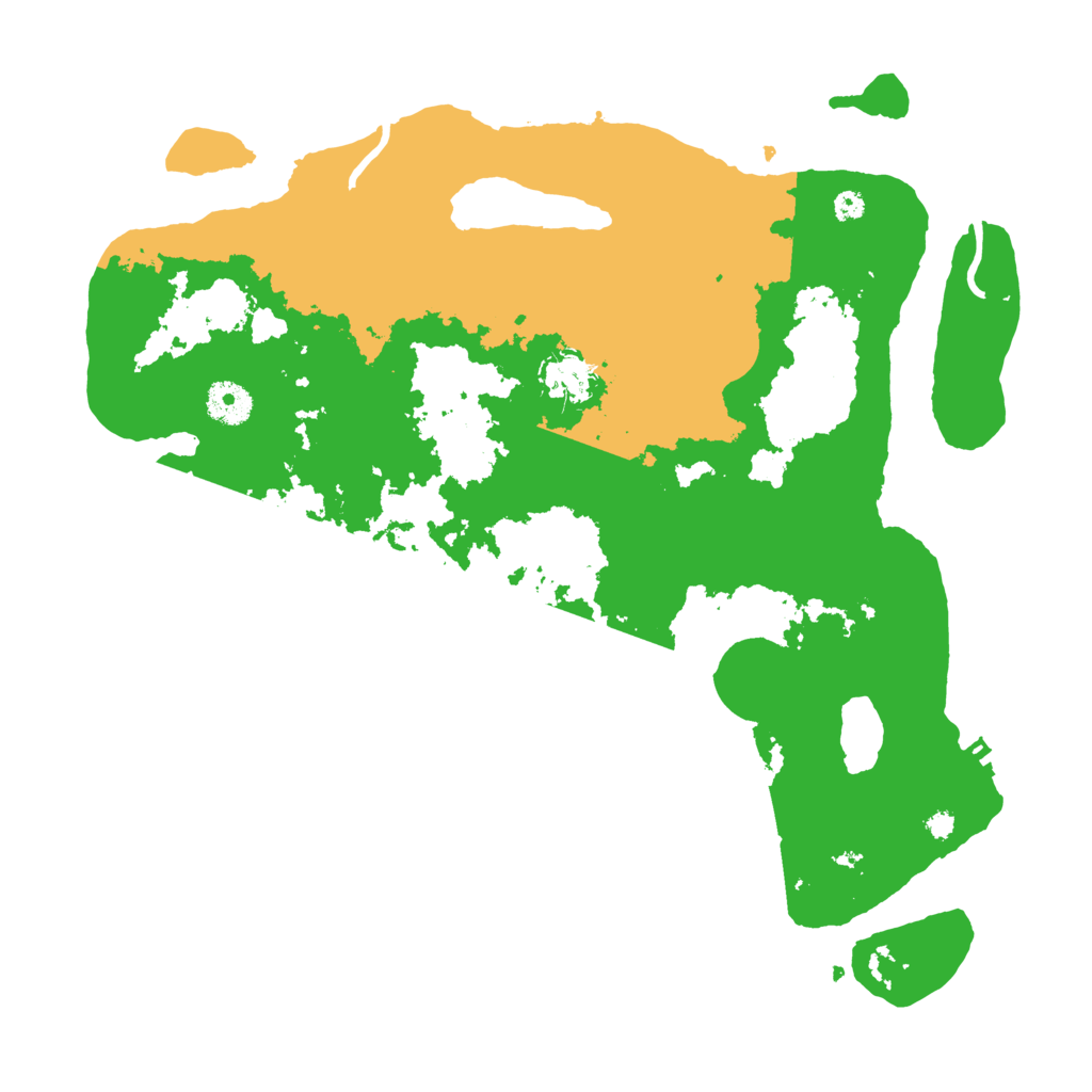 Biome Rust Map: Procedural Map, Size: 3700, Seed: 16830945