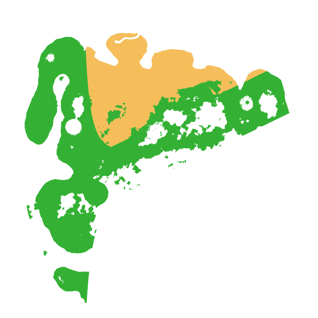 Biome Rust Map: Procedural Map, Size: 3500, Seed: 80667048