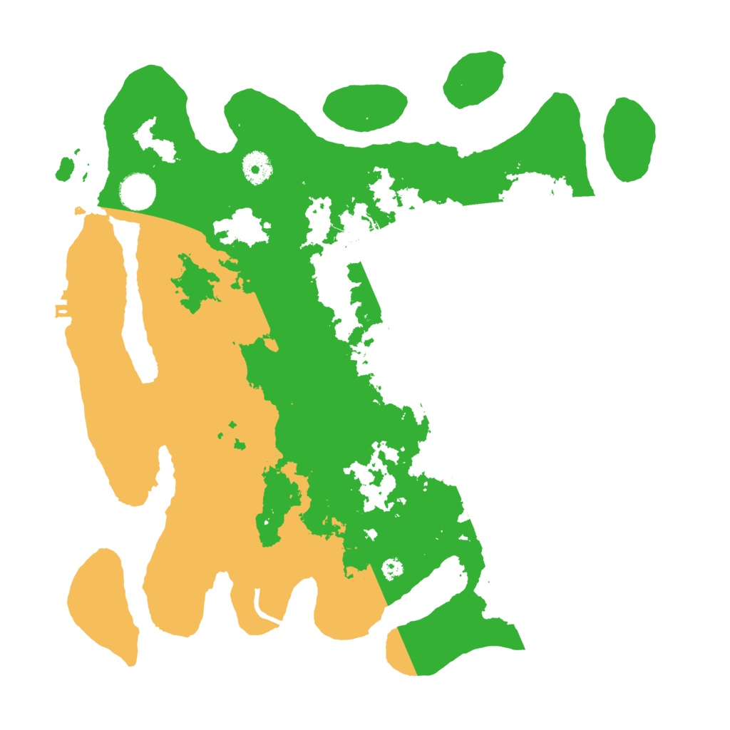 Biome Rust Map: Procedural Map, Size: 3550, Seed: 54067133