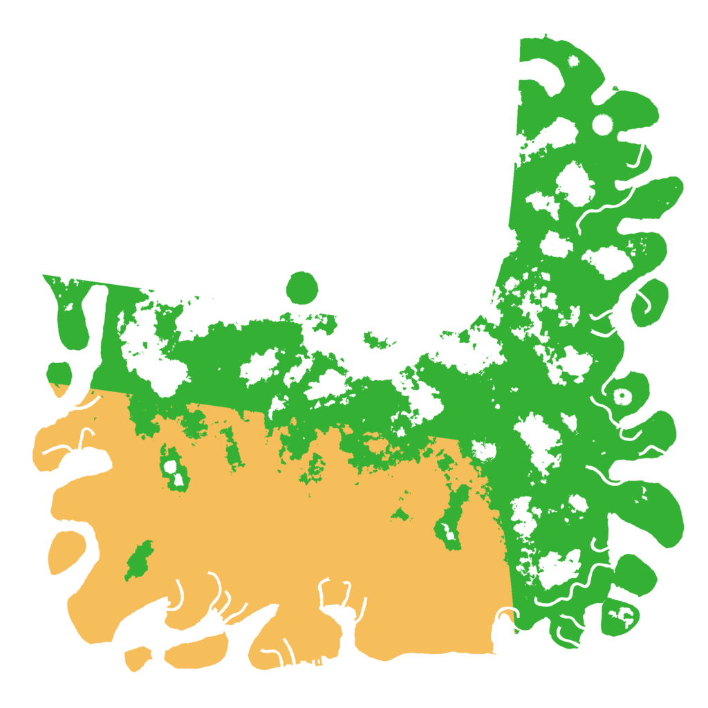 Biome Rust Map: Procedural Map, Size: 6000, Seed: 32049253