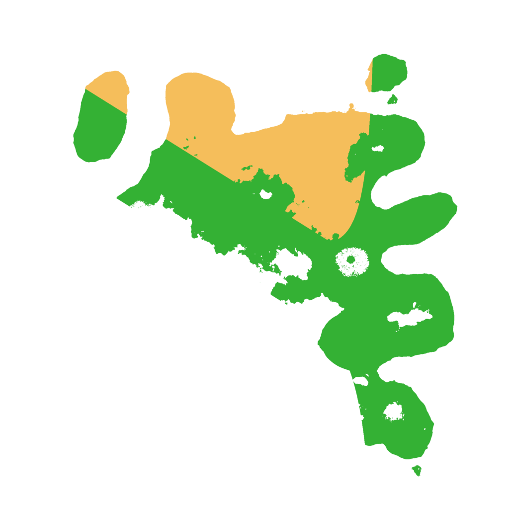 Biome Rust Map: Procedural Map, Size: 2500, Seed: 1734736382