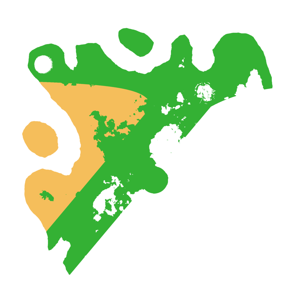 Biome Rust Map: Barren, Size: 3000, Seed: 69420