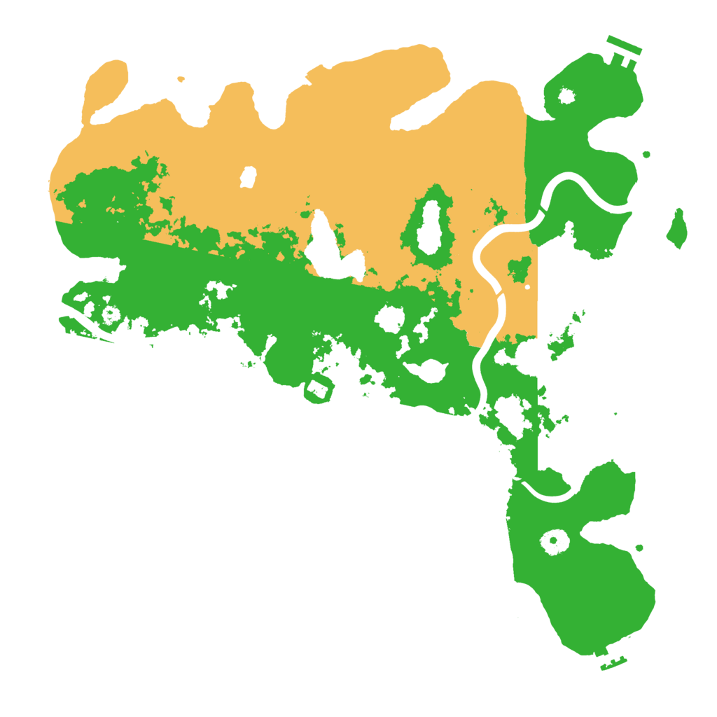 Biome Rust Map: Procedural Map, Size: 4000, Seed: 456765432