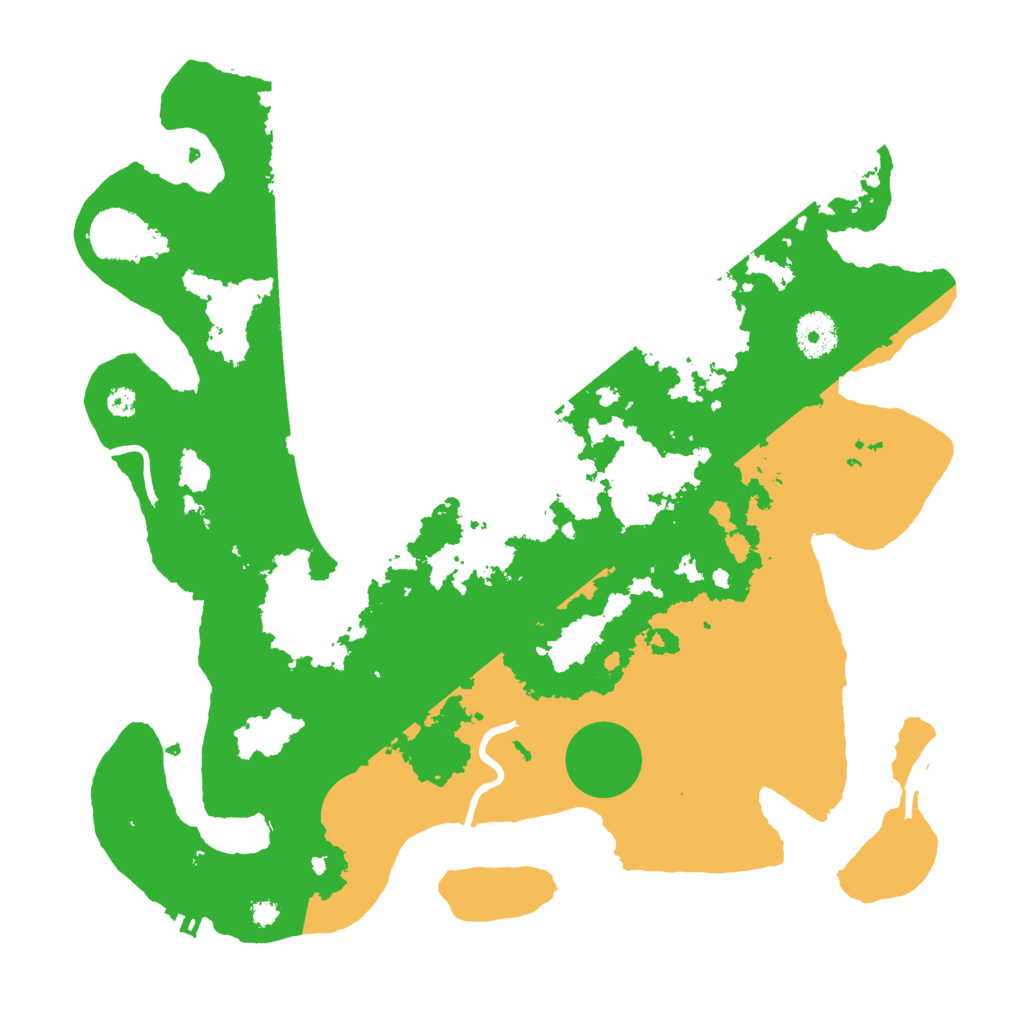Biome Rust Map: Procedural Map, Size: 3550, Seed: 84721652