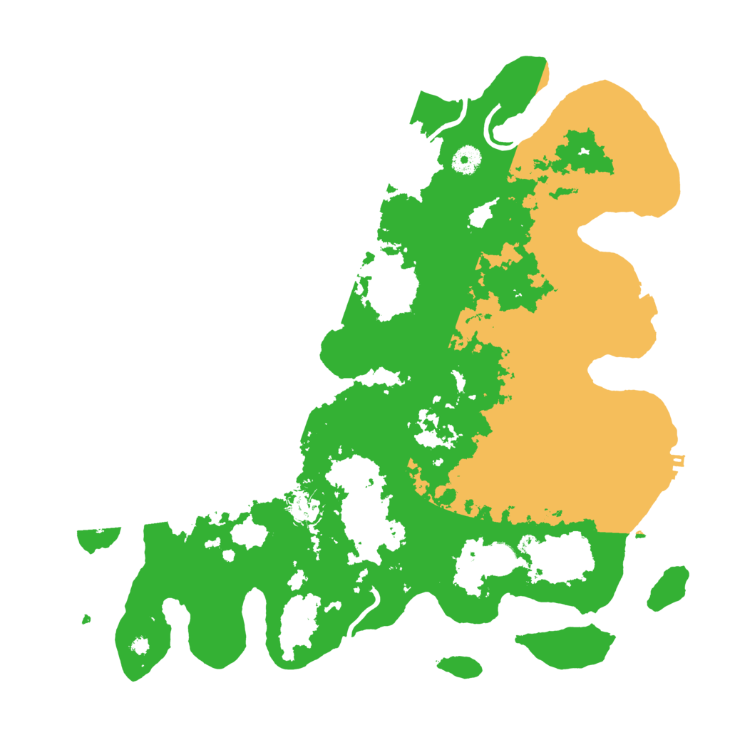 Biome Rust Map: Procedural Map, Size: 3850, Seed: 6361045