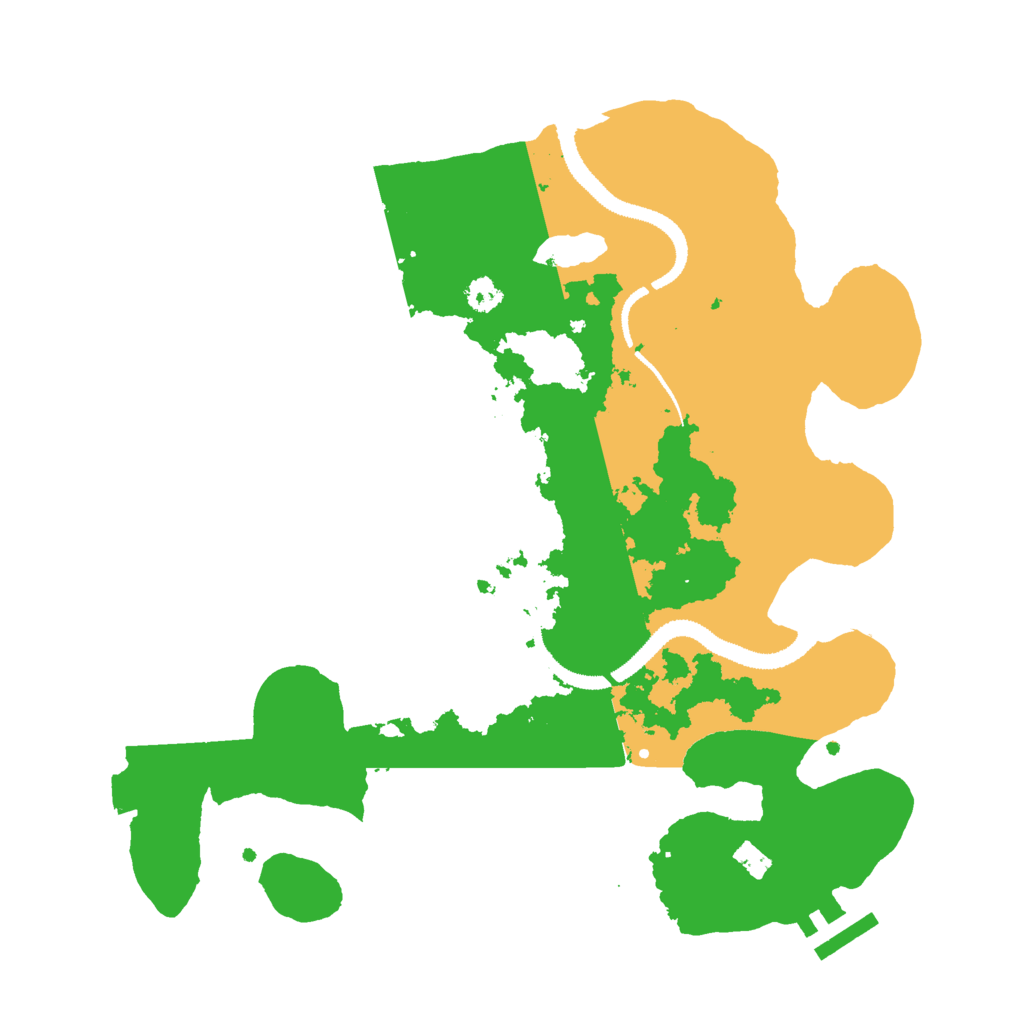 Biome Rust Map: Procedural Map, Size: 3000, Seed: 2147179691