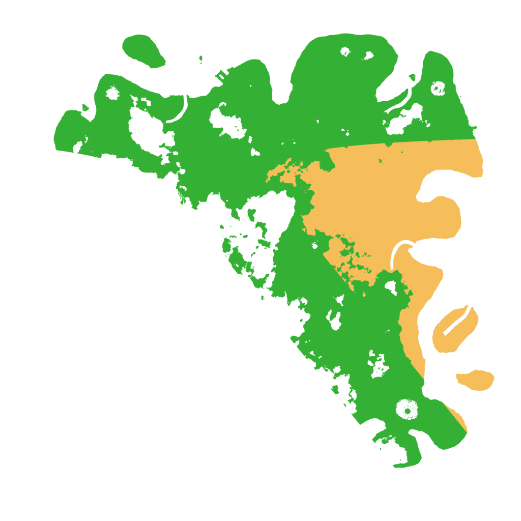 Biome Rust Map: Procedural Map, Size: 3650, Seed: 45907029