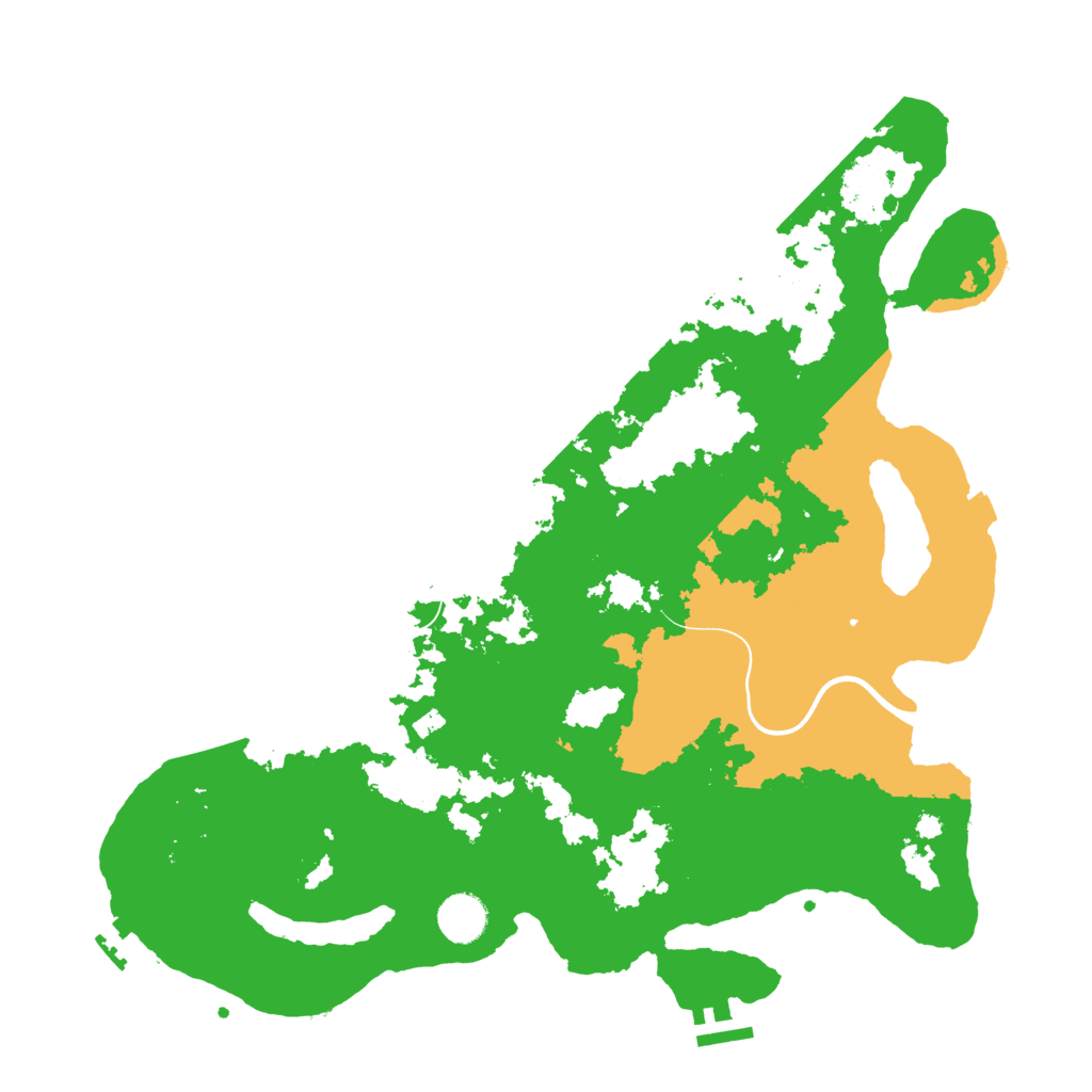 Biome Rust Map: Procedural Map, Size: 3900, Seed: 85509401