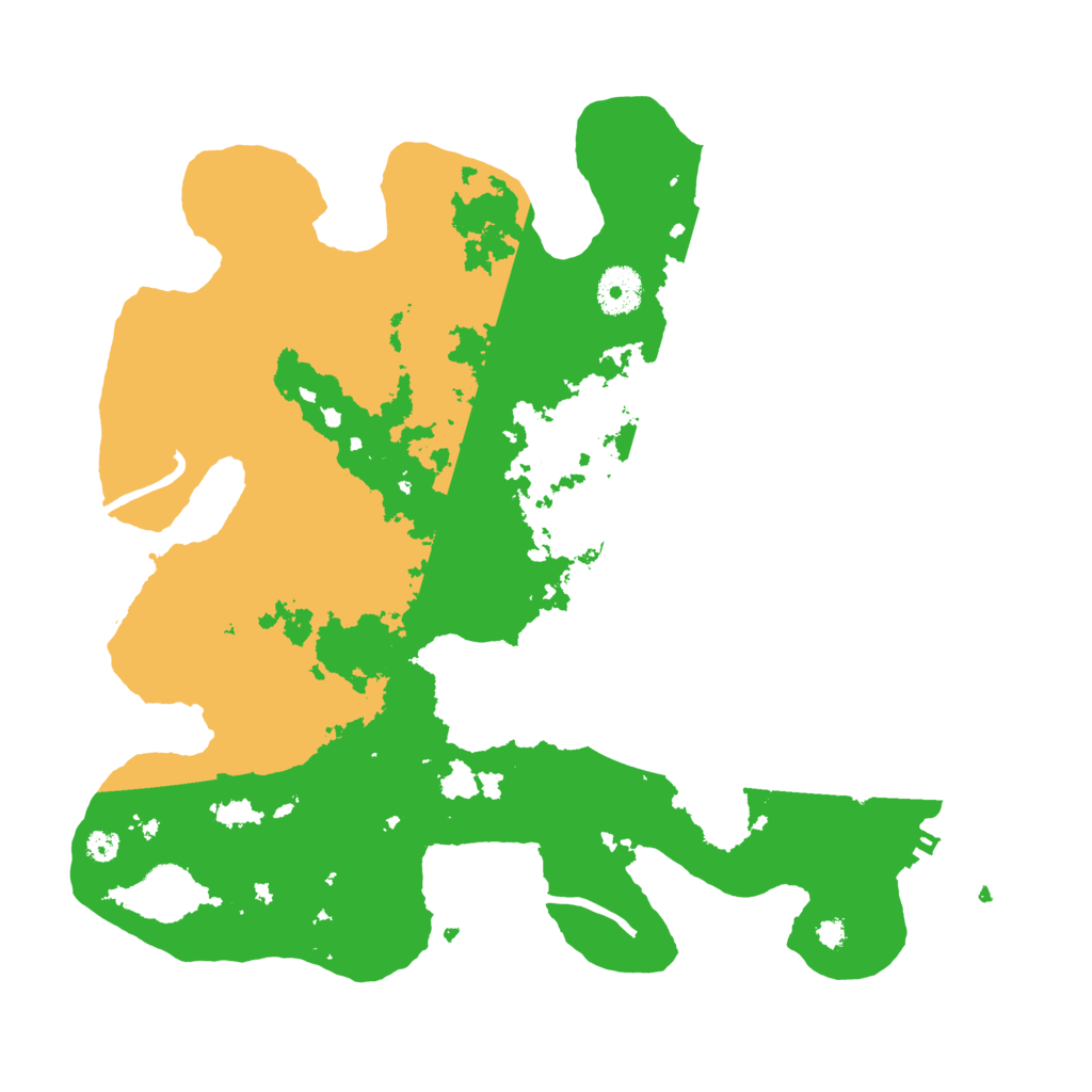 Biome Rust Map: Procedural Map, Size: 3500, Seed: 7040