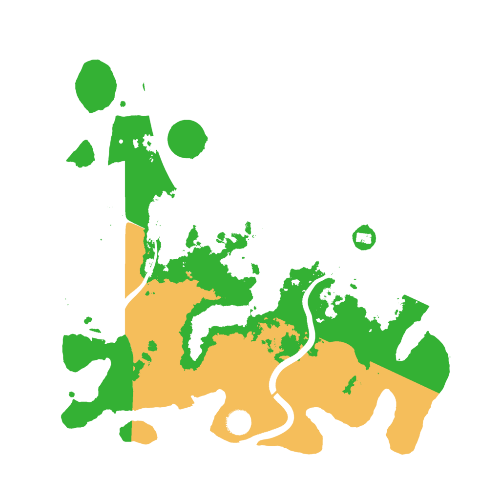 Biome Rust Map: Procedural Map, Size: 3500, Seed: 7922