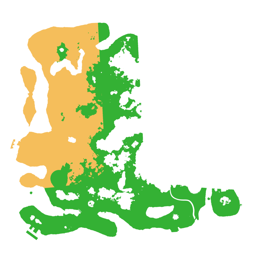 Biome Rust Map: Procedural Map, Size: 4000, Seed: 557196