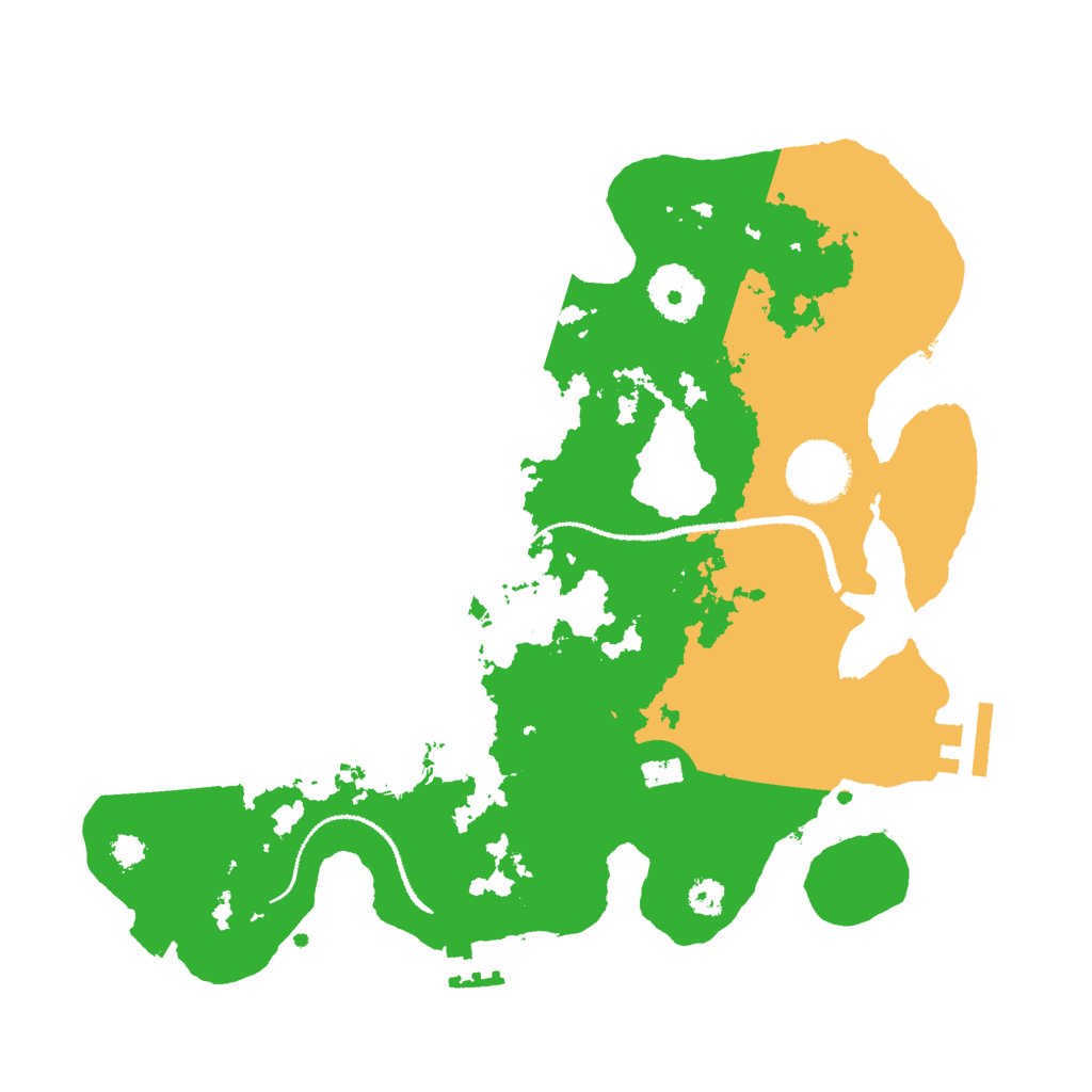 Biome Rust Map: Procedural Map, Size: 3000, Seed: 1770900477