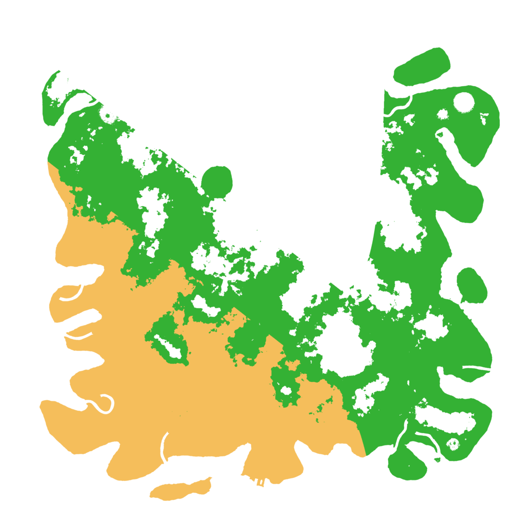 Biome Rust Map: Procedural Map, Size: 4500, Seed: 945097793