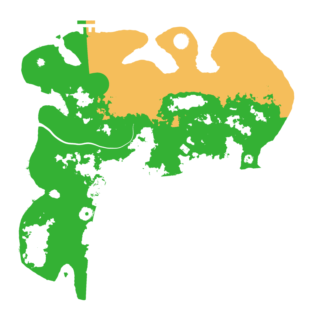 Biome Rust Map: Procedural Map, Size: 3650, Seed: 60771692