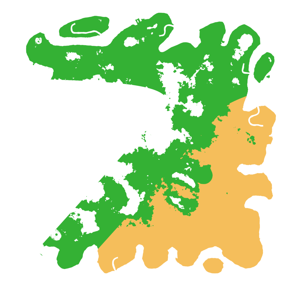 Biome Rust Map: Procedural Map, Size: 4500, Seed: 343399448
