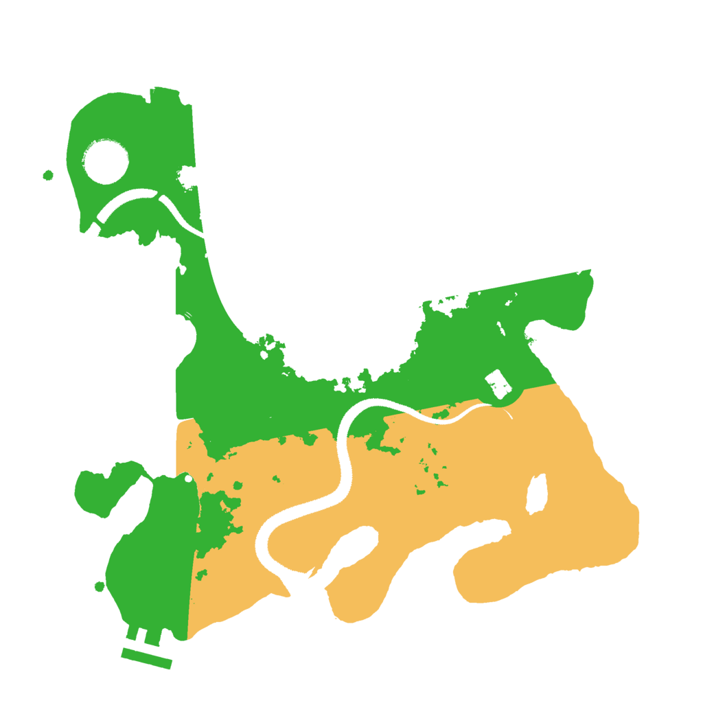 Biome Rust Map: Procedural Map, Size: 2800, Seed: 491