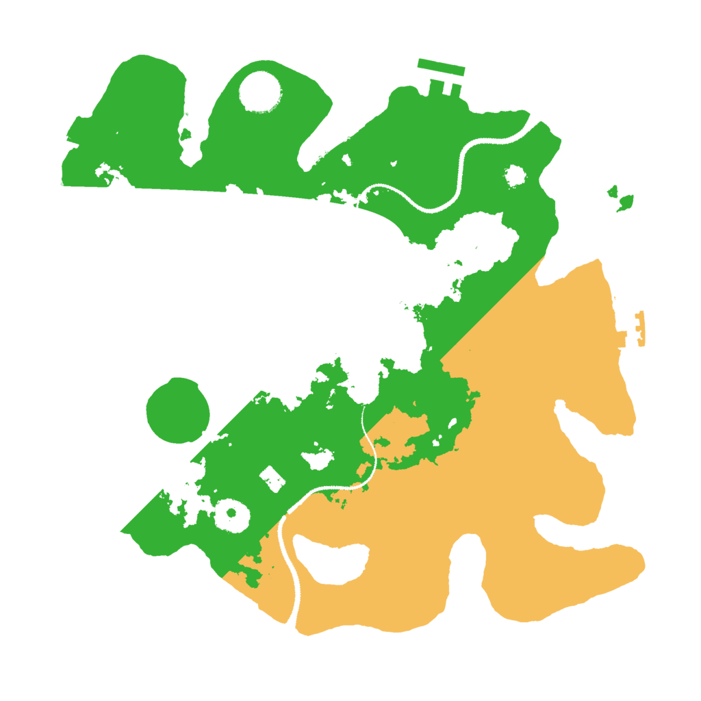 Biome Rust Map: Procedural Map, Size: 3000, Seed: 263834873