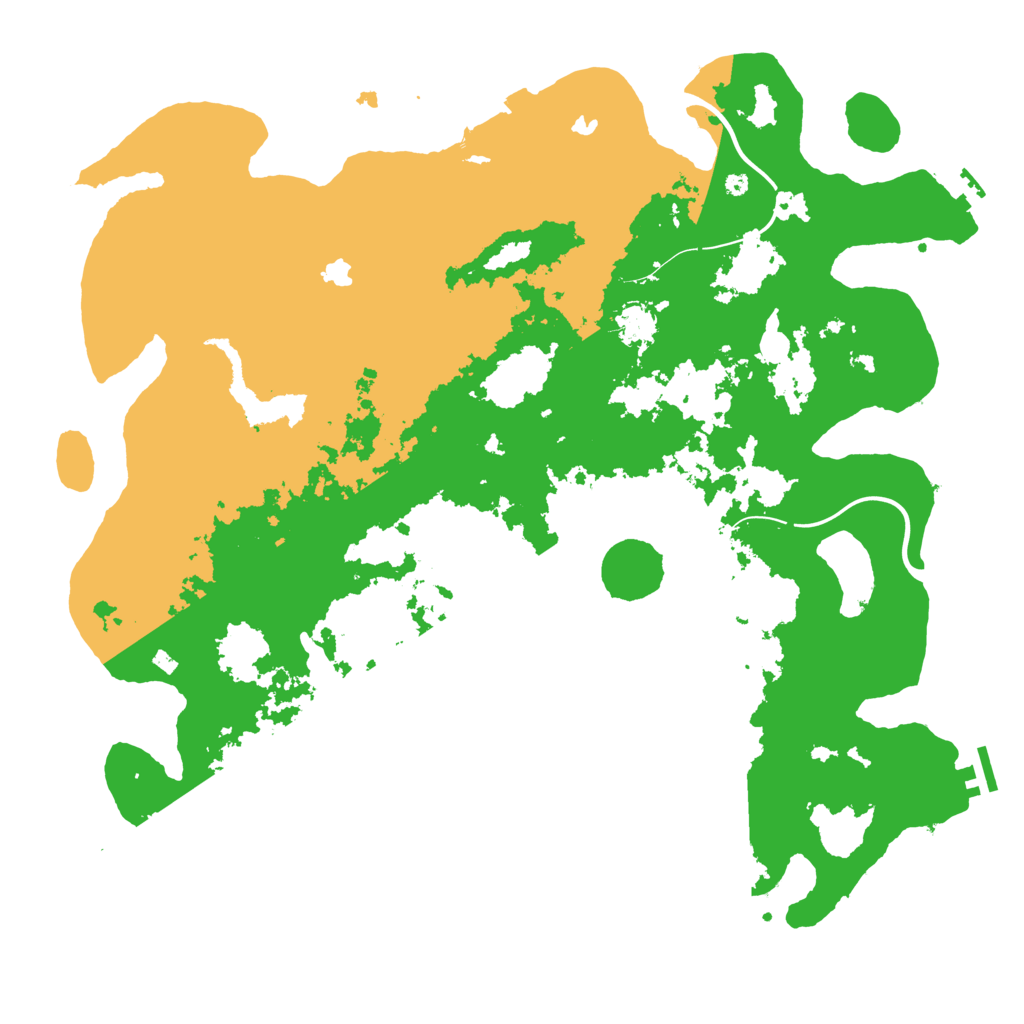 Biome Rust Map: Procedural Map, Size: 4500, Seed: 82104