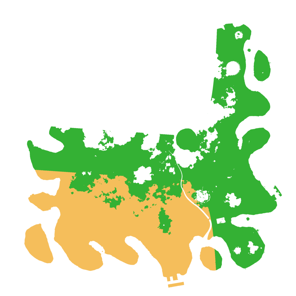 Biome Rust Map: Procedural Map, Size: 3750, Seed: 45923563