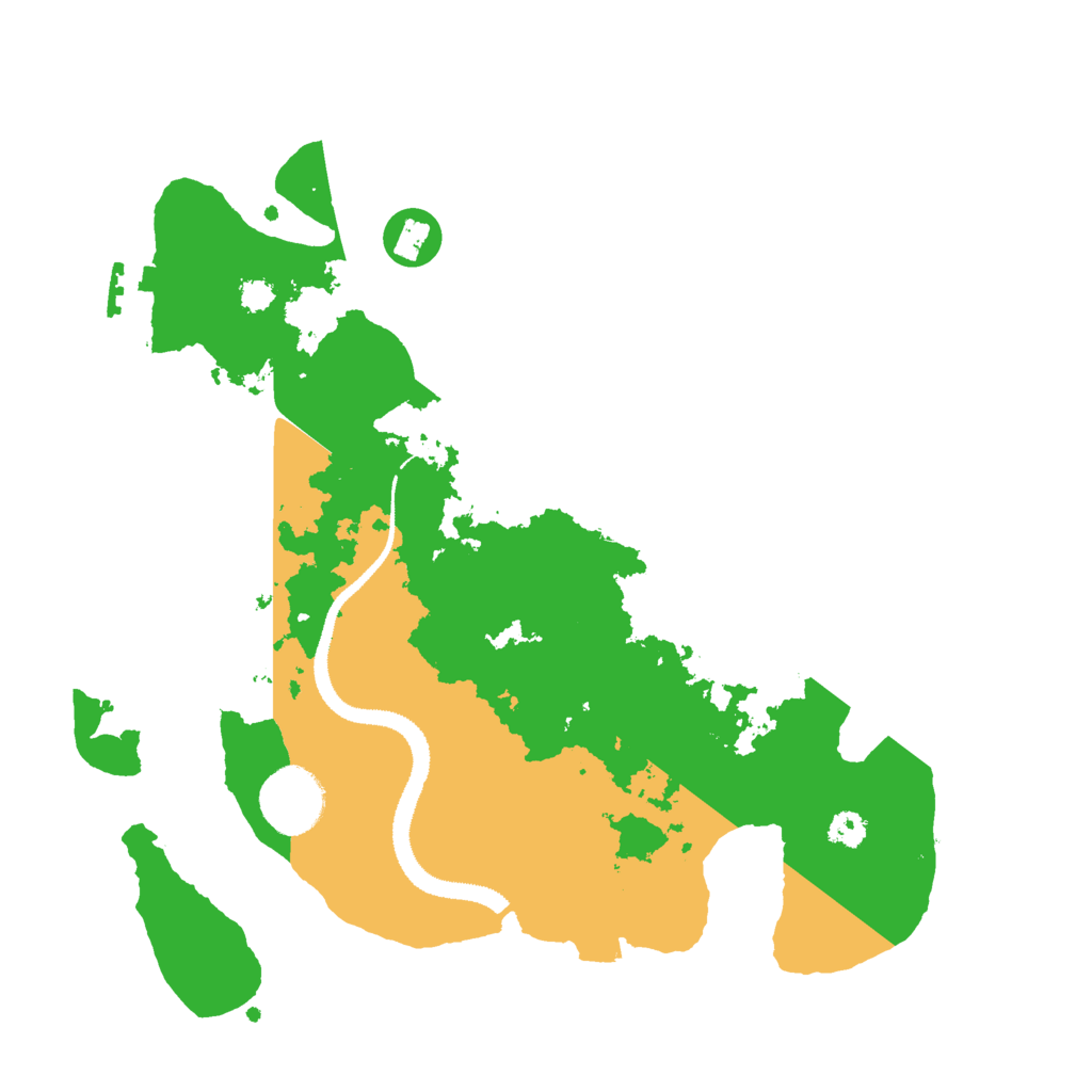 Biome Rust Map: Procedural Map, Size: 3000, Seed: 2011074468